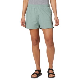 Columbia Sandy River, Pantalones Cortos Verdes Claro Para Mujer | 204156-MHO